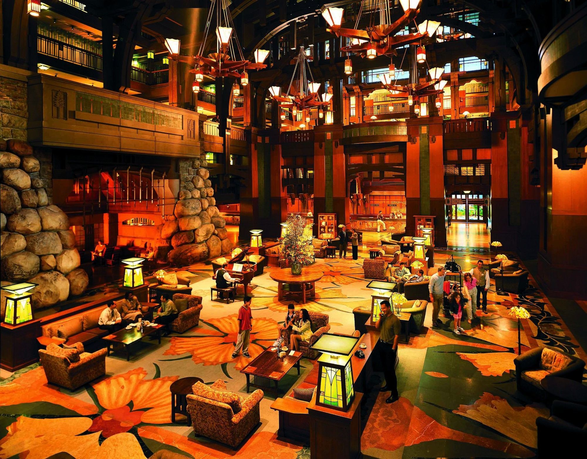 Disney'S Grand Californian 애너하임 내부 사진